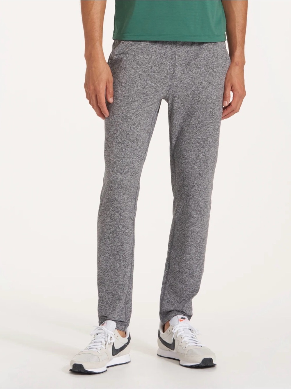 Vuori Ponto Performance Pant 30" Heather Grey Size Large - Picture 3 of 5